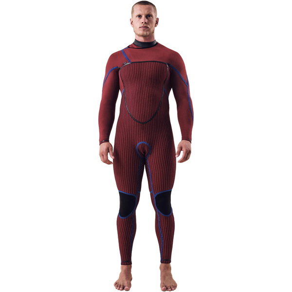 2025 O'Neill Da Uomo Psycho Tech 4/3mm Chest Zip Muta 5505 - Black